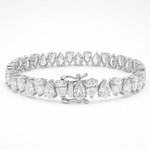 Pear Shape Tennis Bracelet 7.70mm 71681