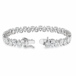 Pear Shape Tennis Bracelet 7.70mm 71681