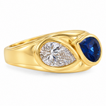 Pear Yin Yang Sopranos Ring, view 7