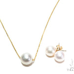 Pearl Necklace and Earring Set 42636 - Image 1