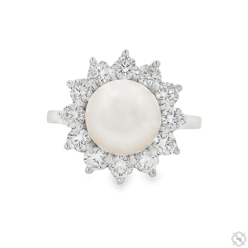 Pearl Radiance Ring .925 Silver 70860 - Image 1