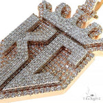 Custom Made 'KC' Diamond Pendant 67997 - Image 3