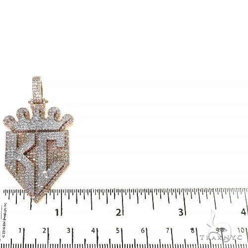 Custom Made 'KC' Diamond Pendant 67997 - Image 5