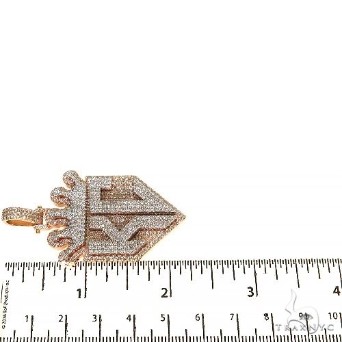 Custom Made 'KC' Diamond Pendant 67997 - Image 6