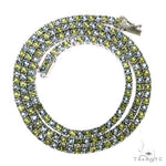 Peridot  Aquamarine Tennis Chain 67580 - Image 1