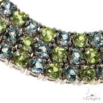 Peridot  Aquamarine Tennis Chain 67580 - Image 4
