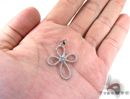 Petal Diamond Cross Crucifix 27110 - Image 4