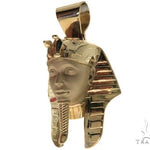 14K Pharaoh King Tut Pendant 63270 - Image 11