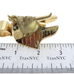 14K Pharaoh King Tut Pendant 63270 - Image 12