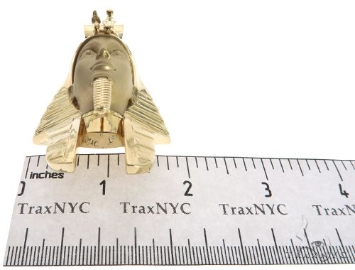 14K Pharaoh King Tut Pendant, photo 5 of 15