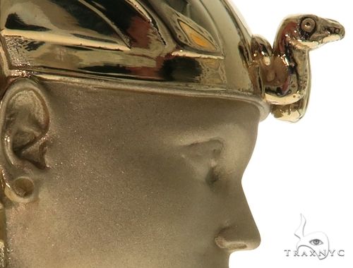14K Pharaoh King Tut Pendant, photo 11 of 15