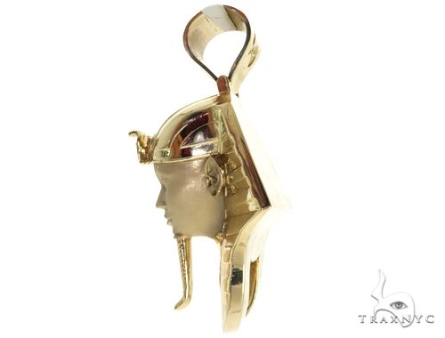 14K Pharaoh King Tut Pendant 63270 - Image 9