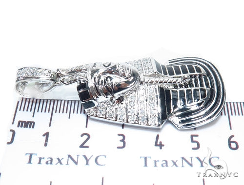 Pharaoh Prong Diamond Pendant 42605 - Image 7