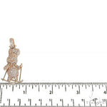 Pillsbury Dough Boy Skiing Diamond Pendant 68524 - Image 5