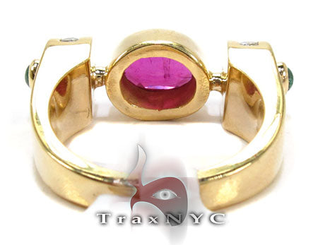 Pink Angel Wings Diamond Ring 26014 - Image 6