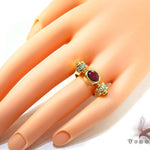 Pink Angel Wings Diamond Ring 26014 - Image 8