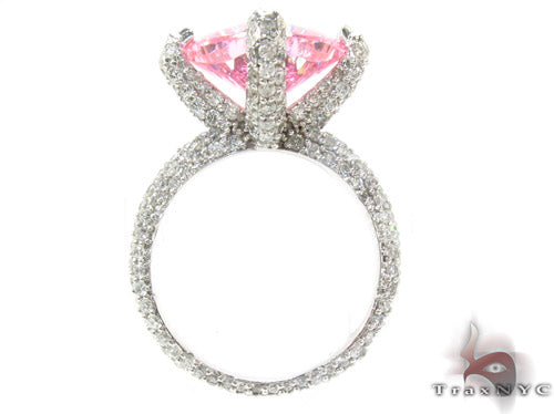 Pink CZ Diamond Ring 34568 - Image 6