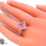 Pink CZ Diamond Ring 34568 - Image 9