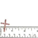 Pink Diamond Cross Pendant (Lab) 68559 - Image 5