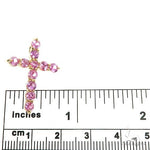 Pink Sapphire Cross Pendant 67147 - Image 5