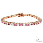 Pink Sapphire Diamond Majesty Tennis Bracelet 66891 - Image 1