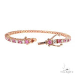 Pink Sapphire Diamond Majesty Tennis Bracelet 66891 - Image 2