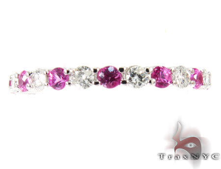 Pink Sapphire Diamond Ring 26861 - Image 2