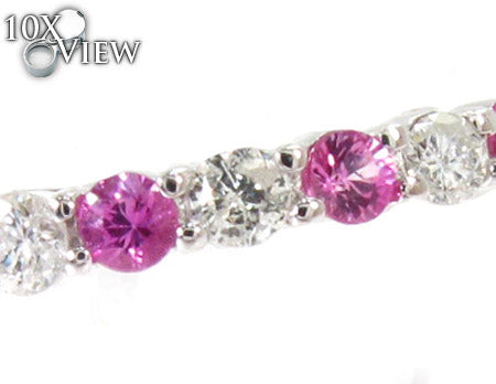 Pink Sapphire Diamond Ring 26861 - Image 3