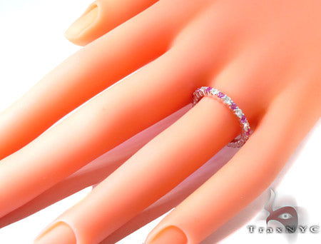 Pink Sapphire Diamond Ring 26861 - Image 7