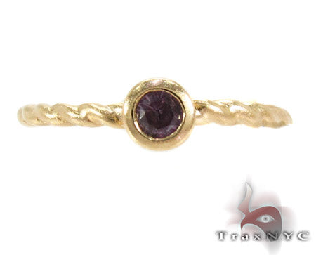 Dark Pink Sapphire Ring 26864 - Image 2