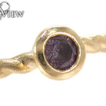 Dark Pink Sapphire Ring 26864 - Image 3