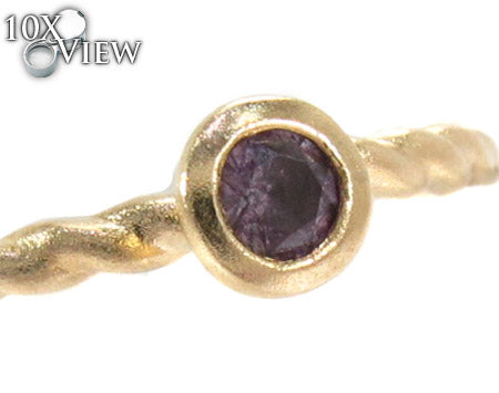 Dark Pink Sapphire Ring 26864 - Image 3