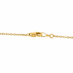 Pink Sapphire Bezel Necklace 70422