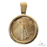Plain Frame 1/10 Oz Liberty Coin Pendant 68520