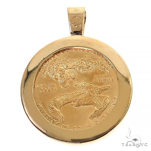 Buy Plain Frame 1 Oz Liberty Coin Pendant 68519 – TraxNYC