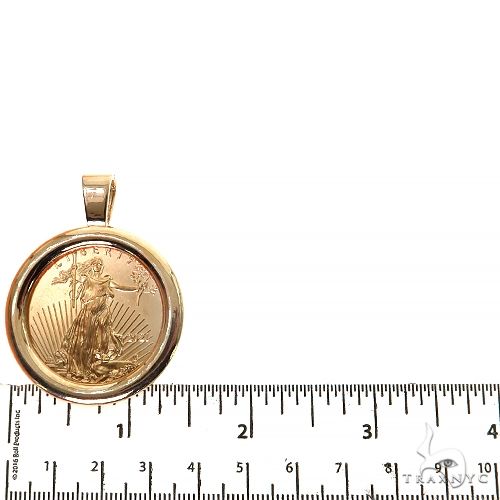 Plain Frame 1 Oz Liberty Coin Pendant, photo 5 of 6