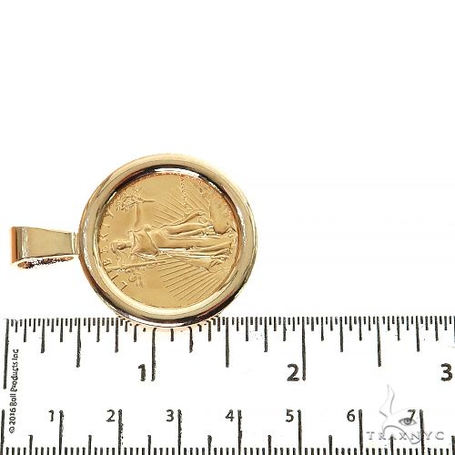 Plain Frame Half Oz Liberty Coin Pendant, photo 5 of 5