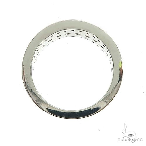 Platinum 3 Row Diamond Ring 67208 - Image 5