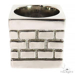 Platinum Brick City Ring 68726 - Image 2