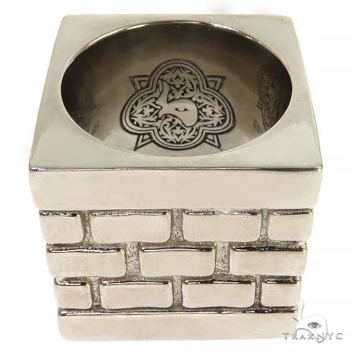 Platinum Brick City Ring, photo 3 of 5