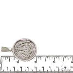 Platinum Custom Diamond Allah Islam Pendant 67552 - Image 6