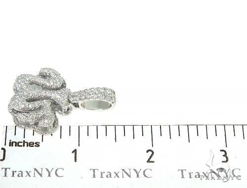 Platinum Diamond Allah Pendant 66167 - Image 6