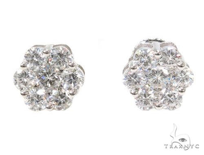 Platinum Diamond Earrings 64110 - Image 1