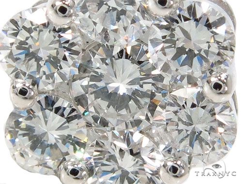 Platinum Diamond Earrings 64110 - Image 3