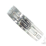 Platinum Emerald Diamond Band 45402 - Image 4