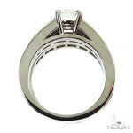 Platinum Engagement Ring Set 68941 - Image 6