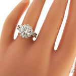 Platinum Prong Diamond Bridal Set 57224 - Image 15