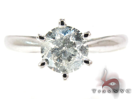 Platinum Solitaire Ring 2497 - Image 2