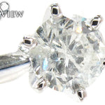 Platinum Solitaire Ring 2497 - Image 3