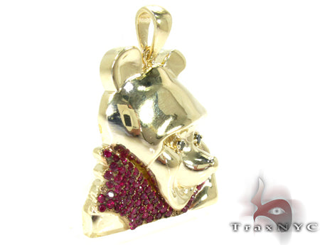 10K Gold Custom Winnie the Pooh Pendant, photo 7 of 11